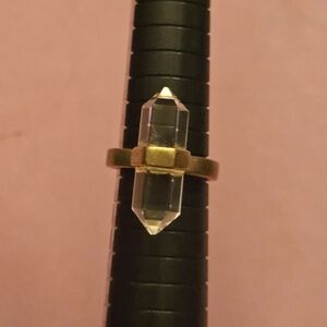 Gold Crystal Ring